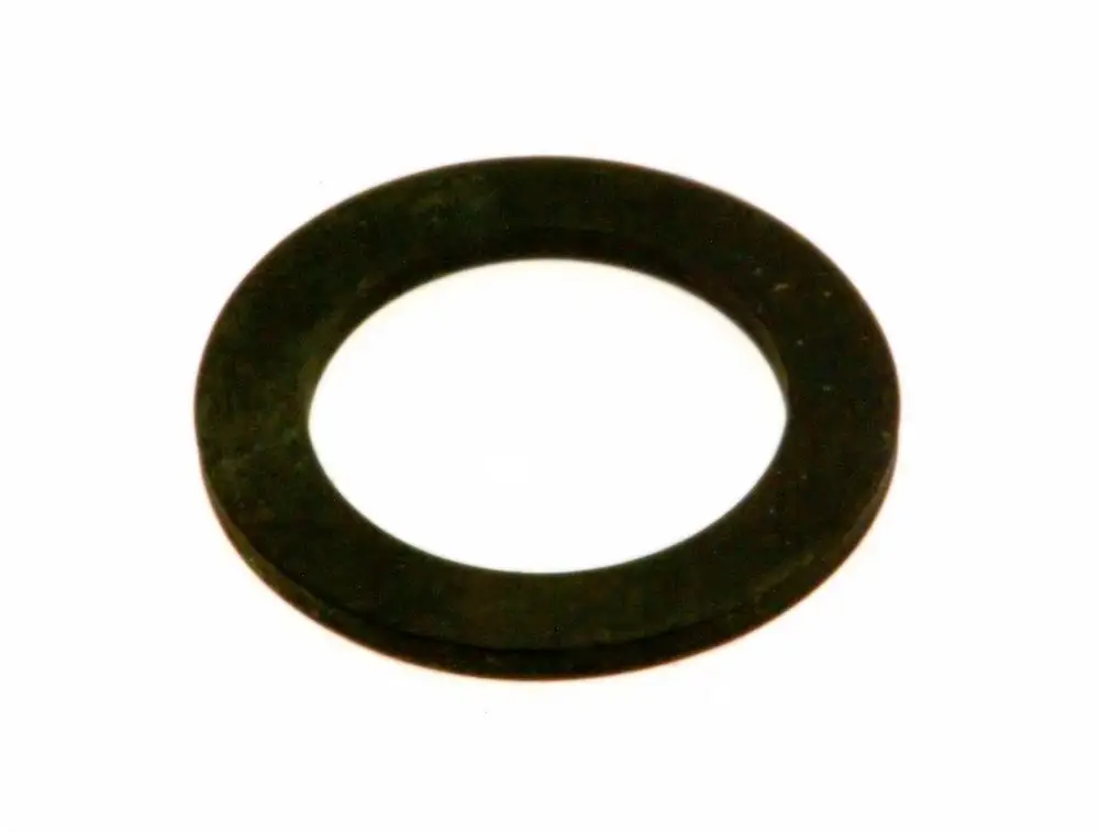 Schwarze Dichtung von Bosch, ringförmig mit innerem Loch in der Mitte. Eignet sich für verschiedene Anwendungen in der Technik.